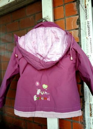 Легкая детская курточка на подкладке ветровка непромокаемая дождевик куртка капюшоном детская2 фото