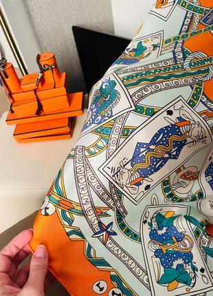 Hermes новый шелковый платок 90х90 оригинал1 фото