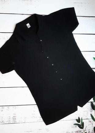 1+1=3 базовый черный ромпер комбинезон с шортами в рубчик george, размер 52 - 542 фото