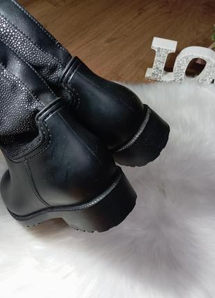 Женские черные резиновые сапоги резиновые сапоги размер 40
