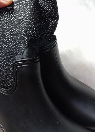 Женские черные резиновые сапоги резиновые сапоги размер 40