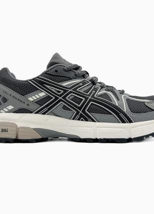 Кроссовки asics gel-kahana 8 grey/black/beige 36