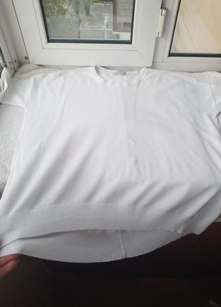 Вискозная трикотажная блуза блузка футболка большого размера батал8 фото