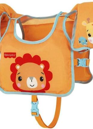 Жилет для плавання aqua speed fisher-price swim pal 93522 жовтий діт 18-30кг