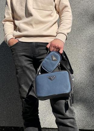 Чоловіча сумка люкс якості у брендовому стилі5 фото