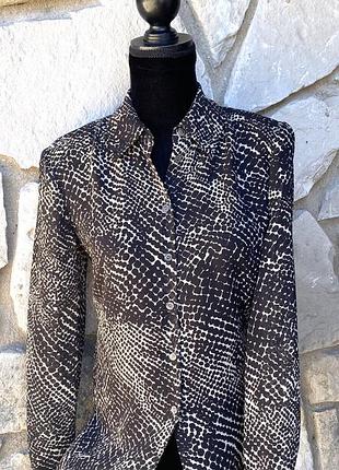 Рубашка леопард принт