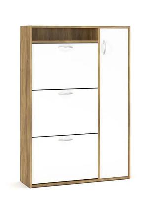 Тумба для взуття оріон мебель сервіс дуб бароко білий матовий