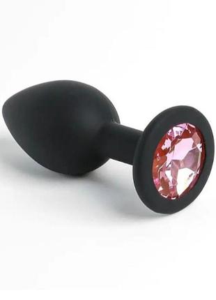 Анальная силиконовая пробка, бдсм игрушки