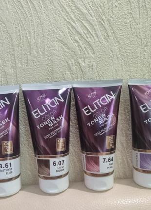 Тонирующая маска elitan color toner mask 150 мл, в наличии оттенки