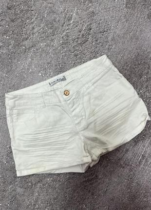 ❤️белые джинсовые шорты