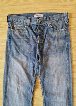 Джинсы мужские levi's 533 w34 l34 (levis/левайс) original4 фото