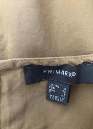 Стильное платье трендового цвета кемел от primark, размер 8/36, укр 42-447 фото