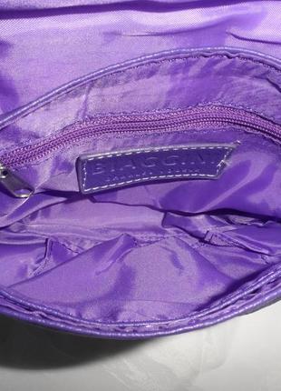 Сумочка женская кроссбоди фиолетовая