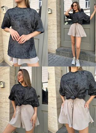 Женская качественная футболка черная базовая натуральная хлопок2 фото