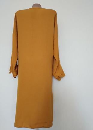 Сукня-сорочка жовта3 фото