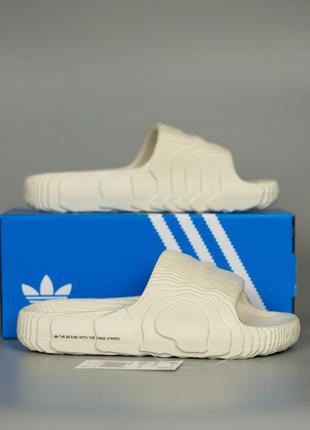 Мужские шлепанцы adidas adilette 22 beige