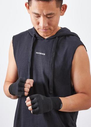 Внутрішні рукавиці 100 для боксу чорні - s-m5 фото