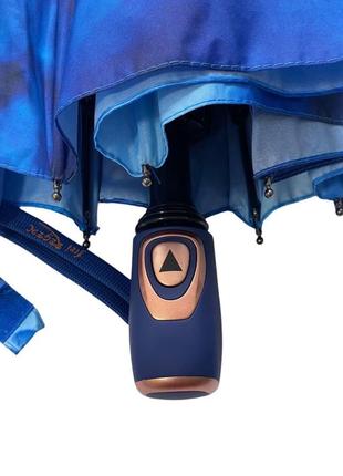 Зонт женский полуавтоматический frei regen с цветочным принтом4 фото