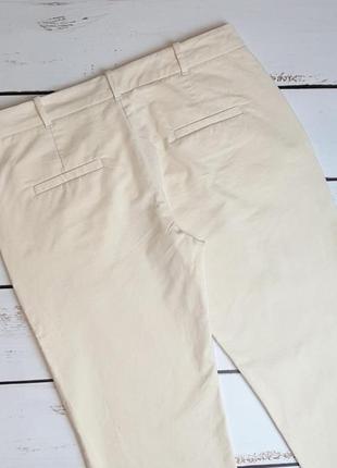 1+1=3 шикарні бежеві жіночі завужені брюки штани з розрізами mango, розмір 46 - 483 фото