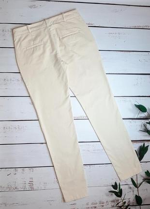 1+1=3 шикарні бежеві жіночі завужені брюки штани з розрізами mango, розмір 46 - 485 фото