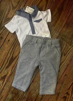 Стильный набор на мальчика 62-68 размер