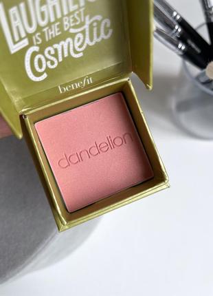 Міні рум‘яна  benefit dandelion baby-pink brightening blush 2,5 г. нові. оригінал📦является отправка новой почтой1 фото