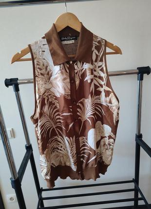 Блуза-жилет salvatore ferragamo женская xl