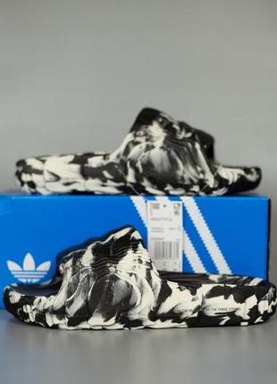 Мужские шлепанцы adidas adilette 22 black beige