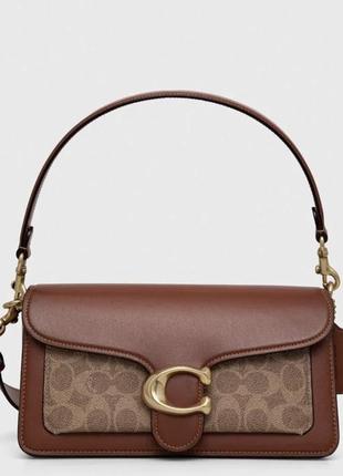 Сумка coach tabby 26, оригинал! коричневая