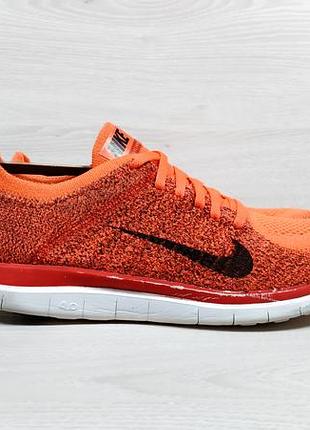 Легкие мужские спортивные кроссовки nike free 4.0 flyknit оригинал, размер 44.5