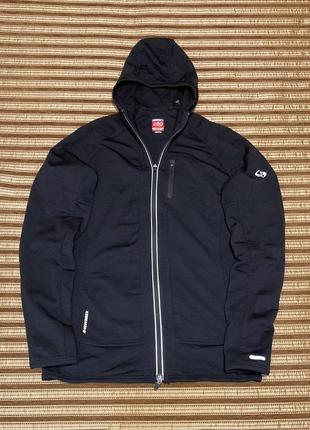 Кофта icebreakerlt 260 merino black hoodie шерстяная худи с капюшоном шерстяной/свитер/джемпер/толстовка/балахон