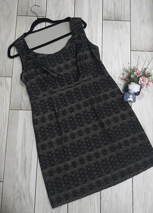 Черное платье с кофточкой из вискозы 12-14/ l-xl3 фото