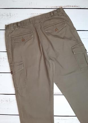 1+1=3 базовые повседневные плотные брюки штаны хаки с карманами phase eight, размер 48 - 503 фото
