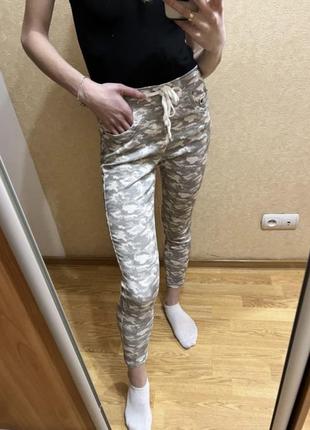 Брюки леггинсы коммуфляж