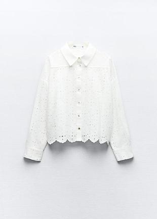 Сорочка з прошив zara