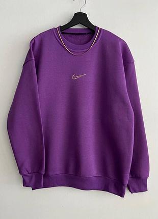 Мужской фиолетовый свитшот оверсайз nike винтажный