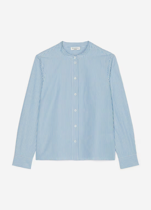 Бавовняна сорочка в смужку від Polo Ralph Lauren Niebieski melanżowy T-shirt z logo