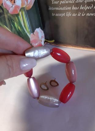 Браслет люцит moonglow лунное сияние, винтаж 70-80х