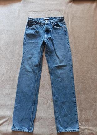 Джинсы голубые zara