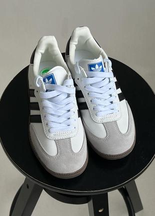 Кроссовки adidas samba white3 фото