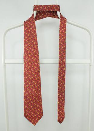 Вінтажна дизайнерська краватка галстук nina ricci silk tie