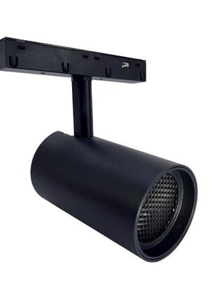 Led трековый светильник magnetic light на ножке черный 12 вт 4000к