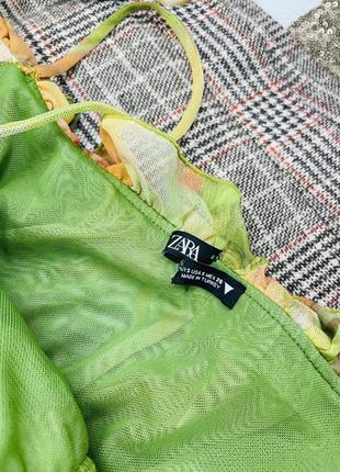 Нова фатинова сукня zara s коротка сукня з відкритими плечами плаття зара2 фото