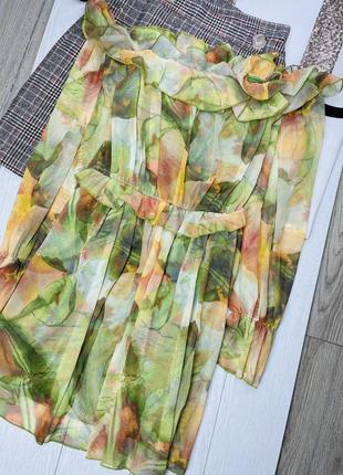 Нова фатинова сукня zara s коротка сукня з відкритими плечами плаття зара4 фото