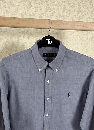 Рубашка polo ralph lauren в клетку 4