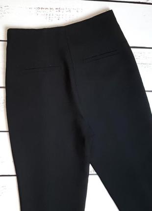 1+1=3 фирменные базовые зауженные черные брюки штаны высокая посадка river island, размер 46 - 486 фото