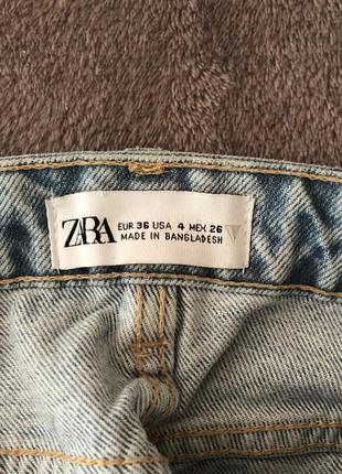 Джинсові шорти zara3 фото