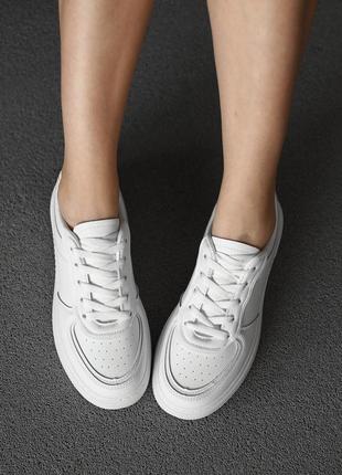 Натуральна шкіра жіночі кеди білі шкіряні дуже зручні