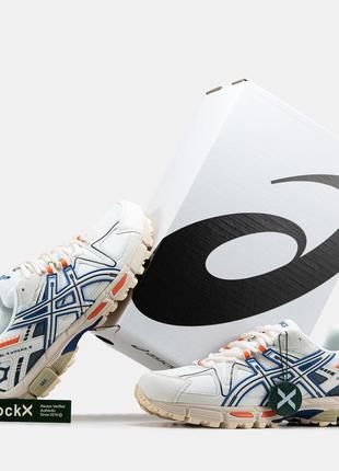 Мужские кроссовки asics gel-kahana 8 white blue orange 40-41-42-43-44-45