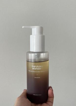 Олія для глибокого очищення haruharu wonder black rice moisture deep cleansing  oil